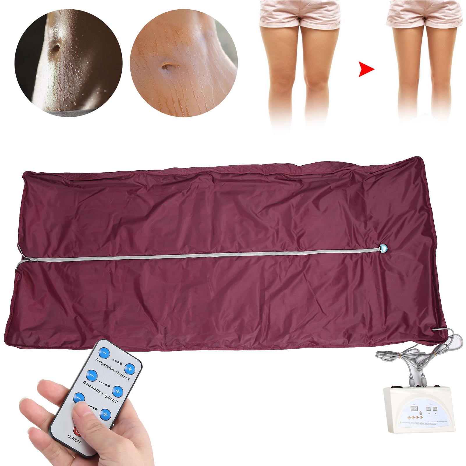 Detoxing  Blanket,  Zipper Far Infrared  Blanket Easy To Store Odorless Energy Saving  For Home For Beauty Salon 110V US Plug