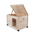 Petsfit 31" Lx20 Wx20 H Indoor Wooden Pet House with Wire Door