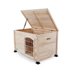 Petsfit 31" Lx20 Wx20 H Indoor Wooden Pet House with Wire Door