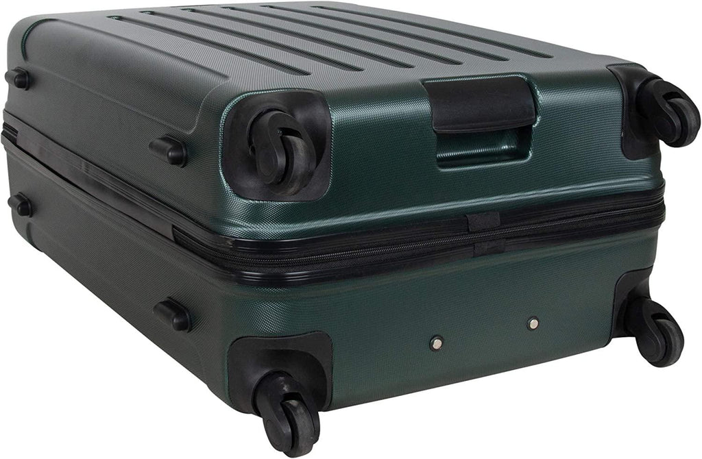 Lincoln Park' 2-Piece 20"/28" Durable Lightweight Hardside 4-Wheel Spinner Luggage Set, Eden Green