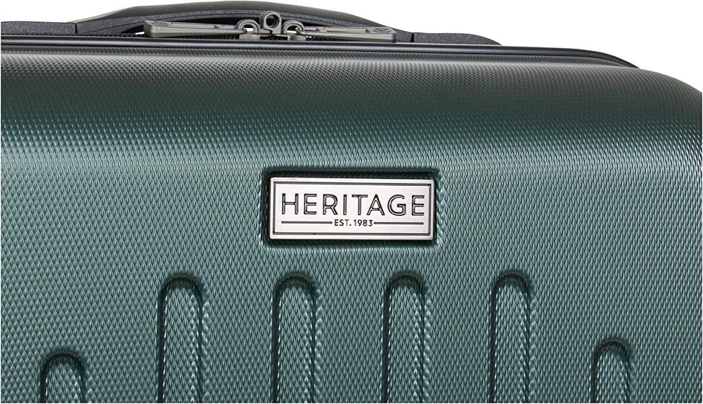 Lincoln Park' 2-Piece 20"/28" Durable Lightweight Hardside 4-Wheel Spinner Luggage Set, Eden Green