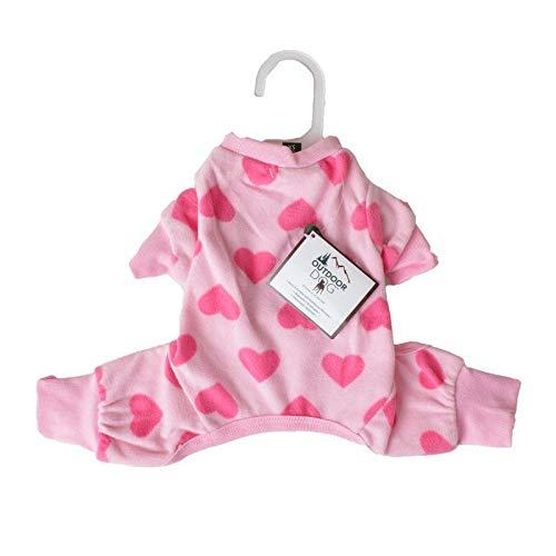 Lookin Good Heart Fce Dog Pajamas - Pink (16 Pack)
