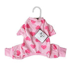 Lookin Good Heart Fce Dog Pajamas - Pink (16 Pack)
