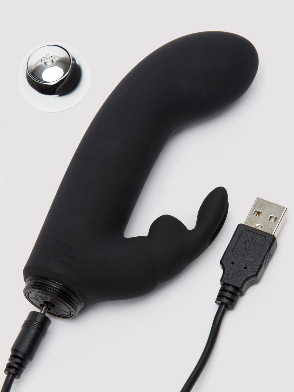 Fifty Shades of Grey Greedy Girl Mini Rabbit Vibrator, Black