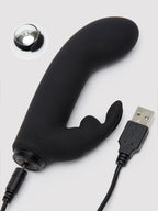 Fifty Shades of Grey Greedy Girl Mini Rabbit Vibrator, Black