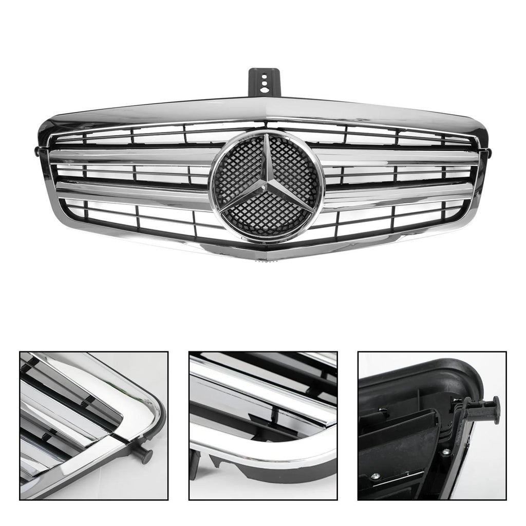 2010-2013 Benz W212 E-Class E200 E220 E350 E550 Front Bumper Grille Grill Generic