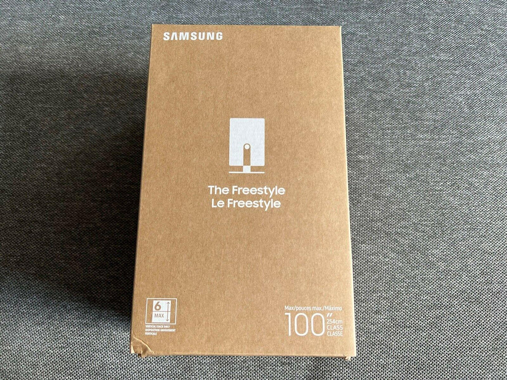 samsung the freestyle fhd hdr smart tv led projector - white