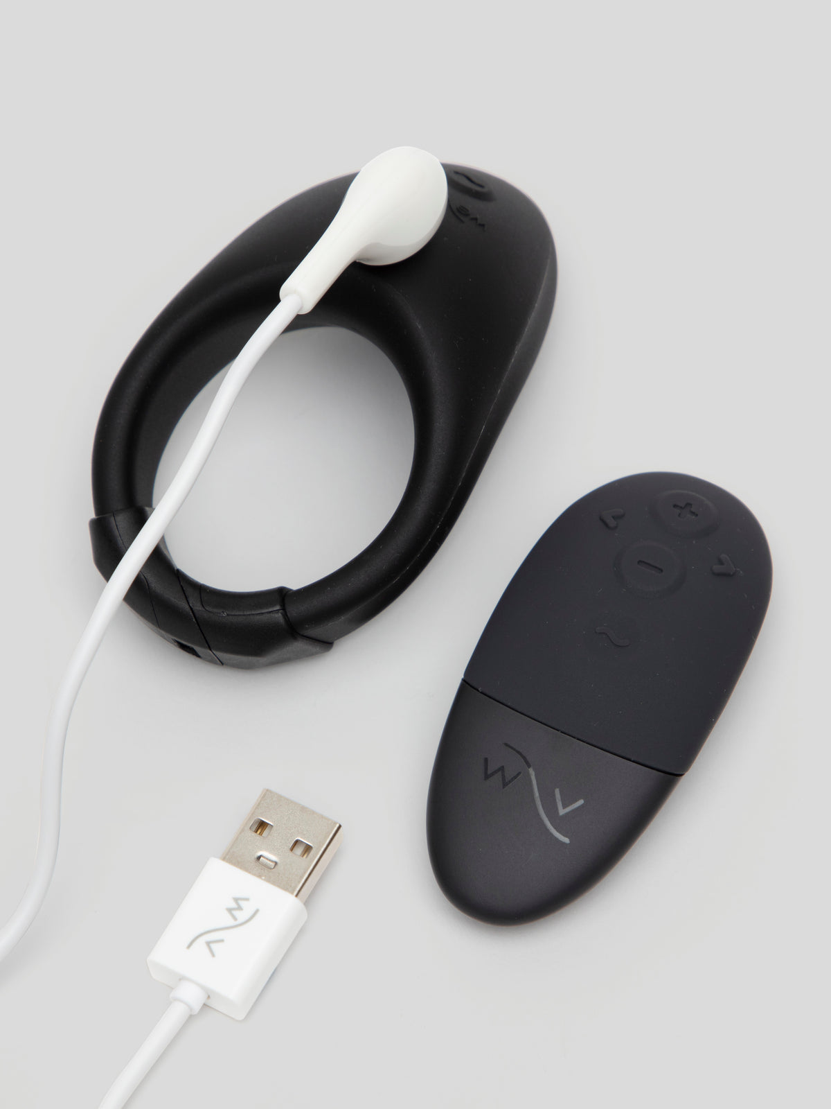 We-Vibe Bond App Controlled Rechargeable Wearable Vibrating Cock Ring, Black