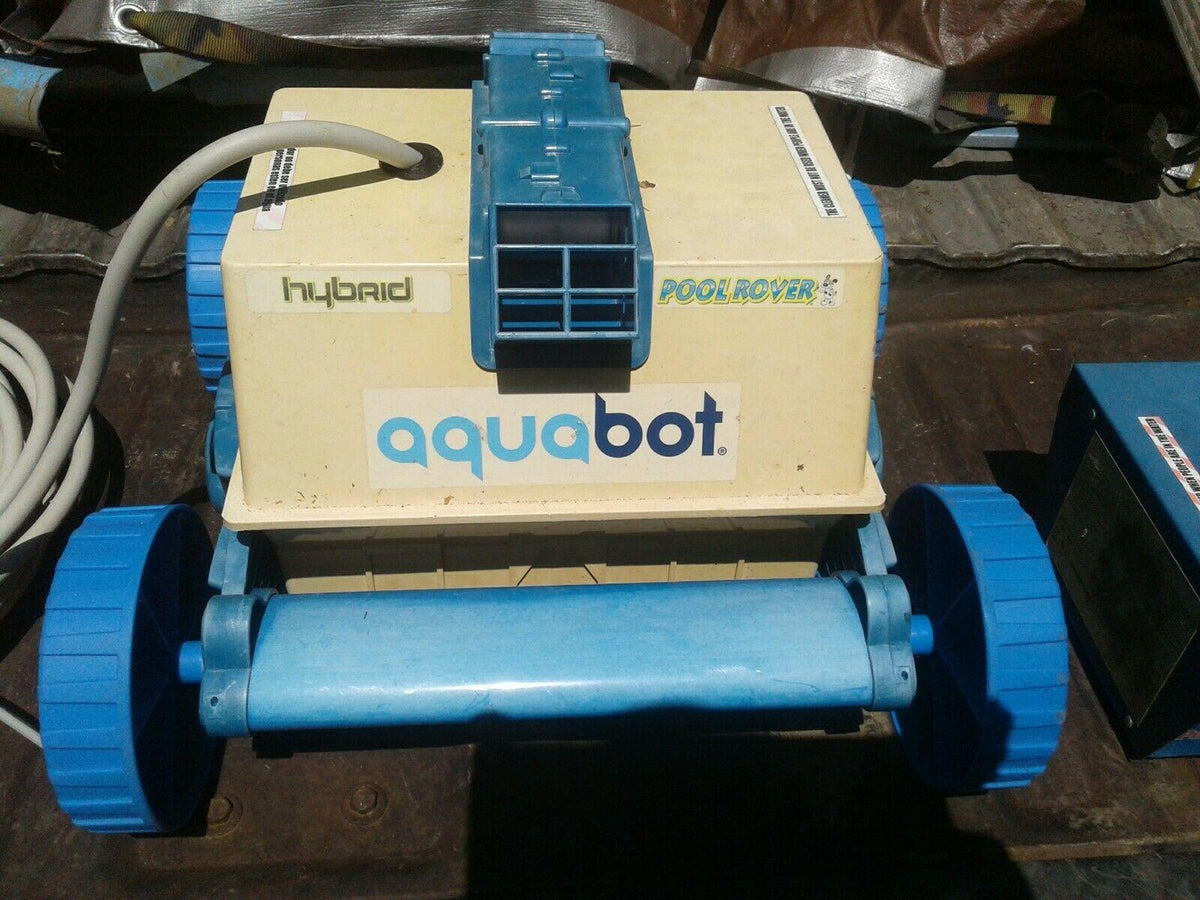 aquabot hybrid pool rover above ground pool cleaner for parts or repair