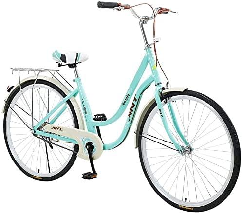 Women's Cruiser Bike Beach Bike Comfortable Seat &amp; Handlebars, 26 Inch Retro Bicycle Beach Cycling Bikes Comfort Bikes