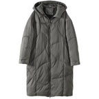 Winter Hoodie Duck Down Long Coat
