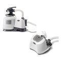 intex 2800 gph pool sand filter pump w/krystal clear saltwater system