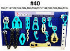 SET#40 HEAVY DUTY AUTO BODY FRAME MACHINE PULLING TOOLS AND CLAMPS 13 PIECE SET