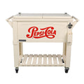 80 Qt. Rolling Patio Cooler Furniture Style