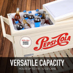 80 Qt. Rolling Patio Cooler Furniture Style