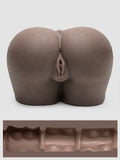 THRUST Pro Elite Tiana Ribbed Vagina and Ass Masturbator 246.9oz, Flesh Brown | Flesh Brown