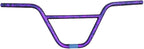 GAOJJ BMX Handlebars 8.75" Tall 29.5" Wide for BMX Bikes, High-Strength Cr-Mo Steel, CamouflaPurple