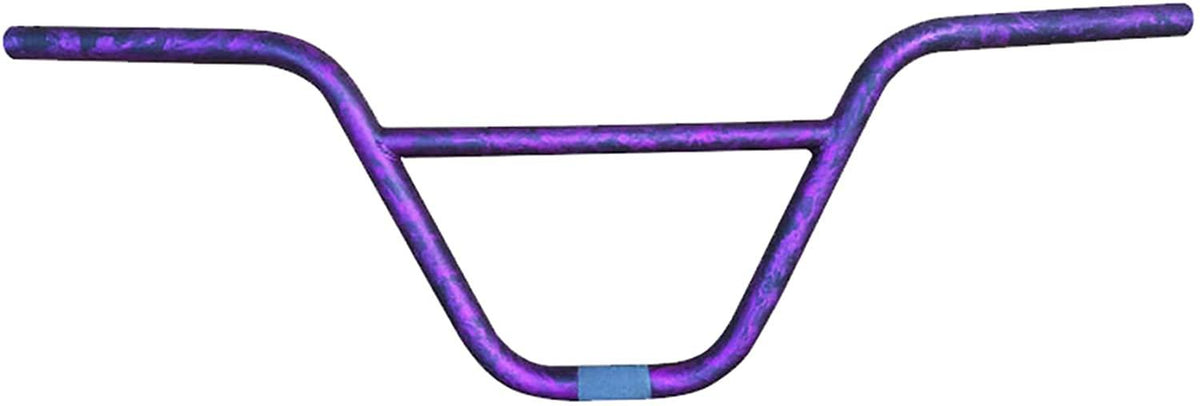 GAOJJ BMX Handlebars 8.75" Tall 29.5" Wide for BMX Bikes, High-Strength Cr-Mo Steel, CamouflaPurple