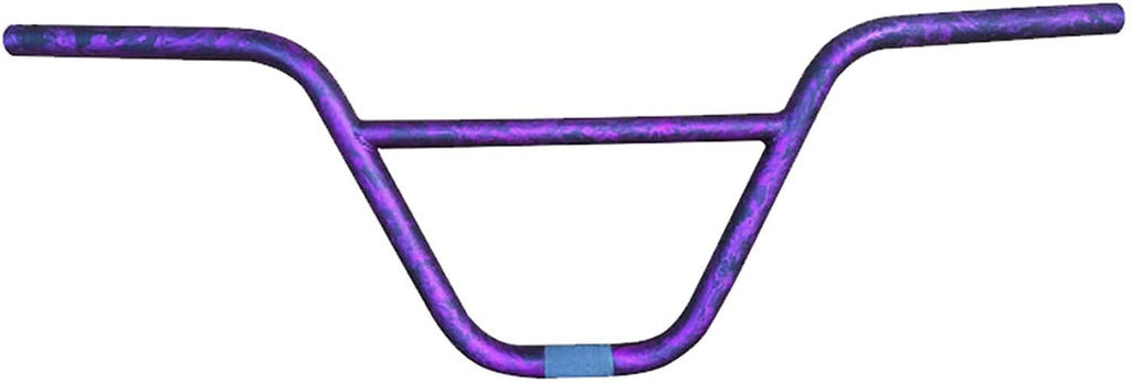 GAOJJ BMX Handlebars 8.75" Tall 29.5" Wide for BMX Bikes, High-Strength Cr-Mo Steel, CamouflaPurple