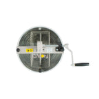 lyson stainless steel 4-frame honey extractor hand crank