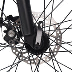 Folding All Terrain 20 In. 48V 500W Electric Bike Fat Tire City E Bike 7 Speeds
