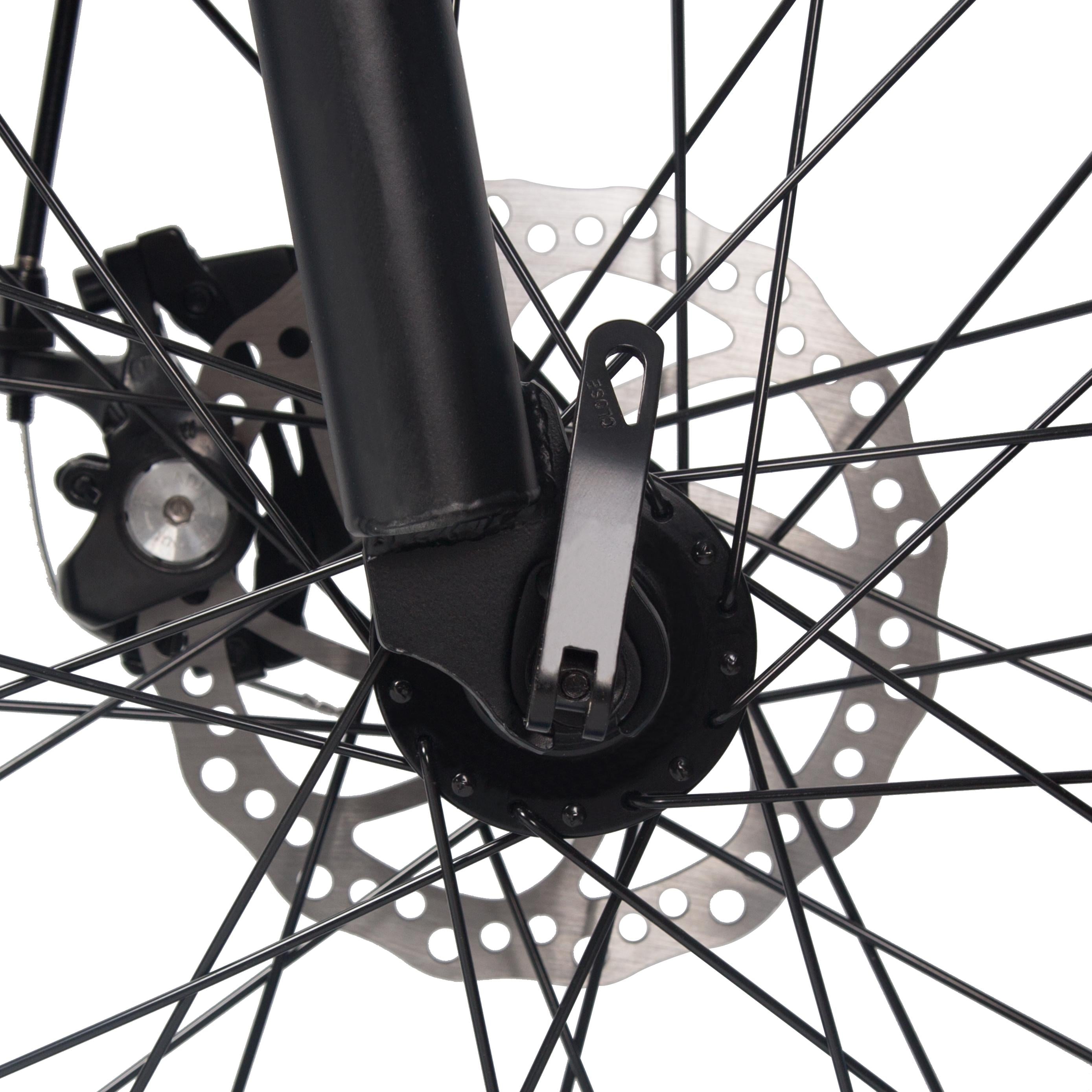 Folding All Terrain 20 In. 48V 500W Electric Bike Fat Tire City E Bike 7 Speeds