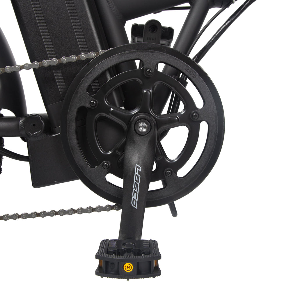 Folding All Terrain 20 In. 48V 500W Electric Bike Fat Tire City E Bike 7 Speeds