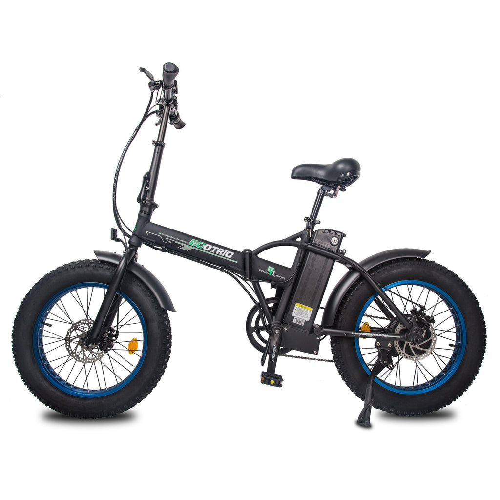 Folding All Terrain 20 In. 48V 500W Electric Bike Fat Tire City E Bike 7 Speeds