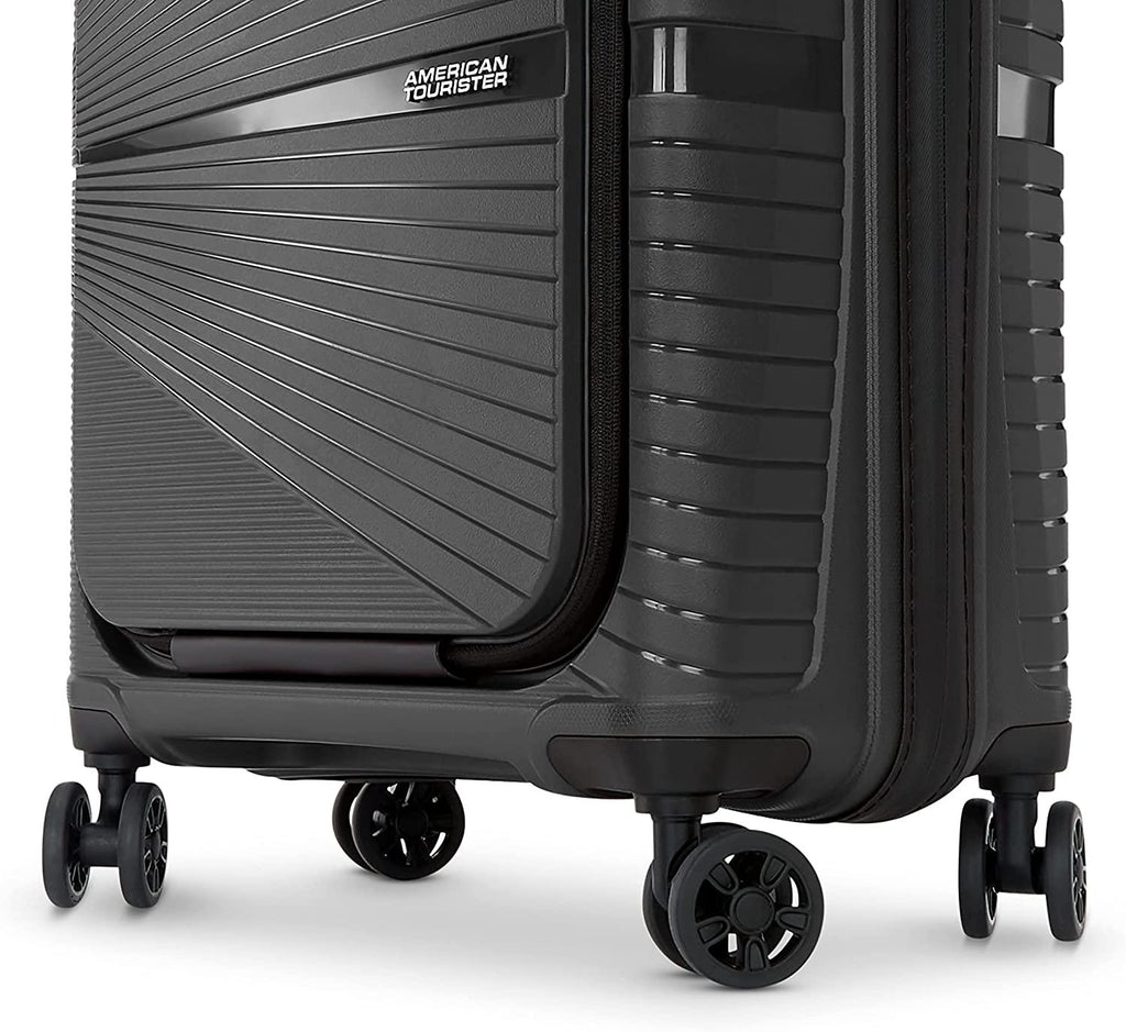 Airconic Hardside Expandable Luggage with Spinner Wheels, Graphite, Carry-On 20-Inch