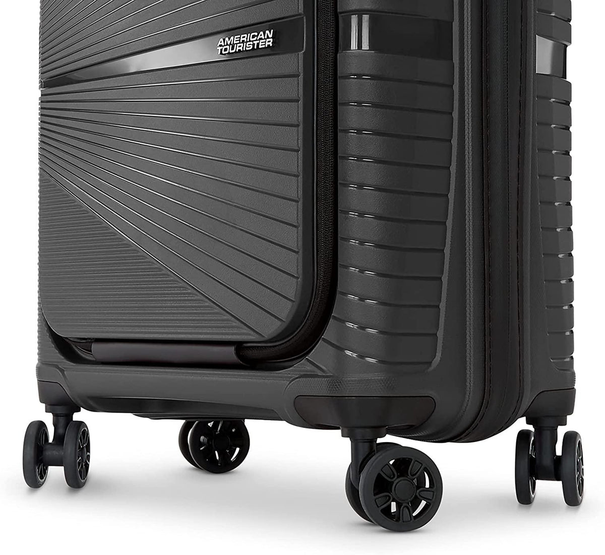 Airconic Hardside Expandable Luggage with Spinner Wheels, Graphite, Carry-On 20-Inch