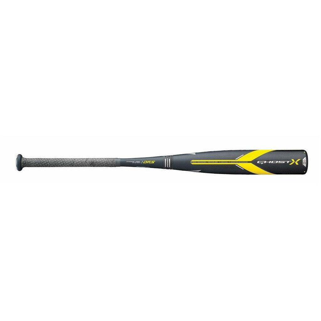Easton Ghost X 2-5/8" Barrel USA Baseball Bat, 28" (-10)