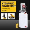 8 Quart 12V Single Acting Hydraulic Pump for Dump Truck Bed Aerial Platform More