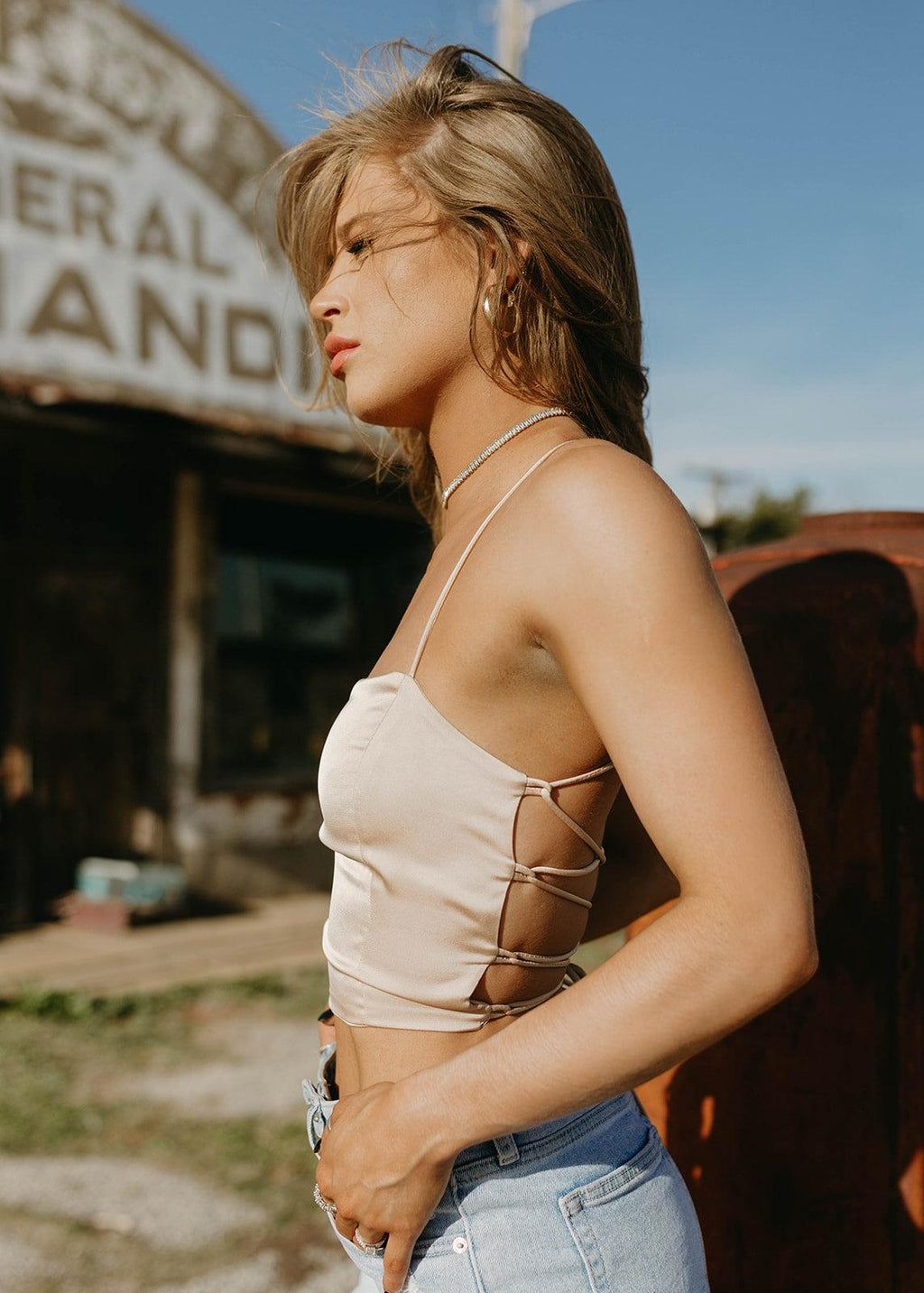 &amp; tie back top