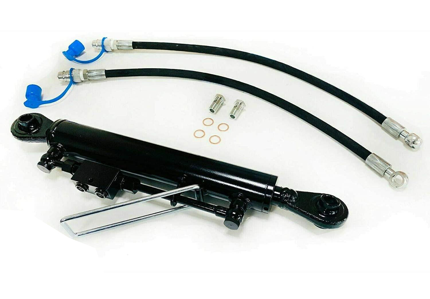 hydraulic top link cat. 1-1 with locking block 18 1/8” - 26 3/8” with 2 x hose