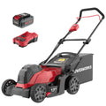 POWERWORKS 40V 17'' Cordless Lawn Mower 6 Cutting Height w/ 4Ah Battery &Charger