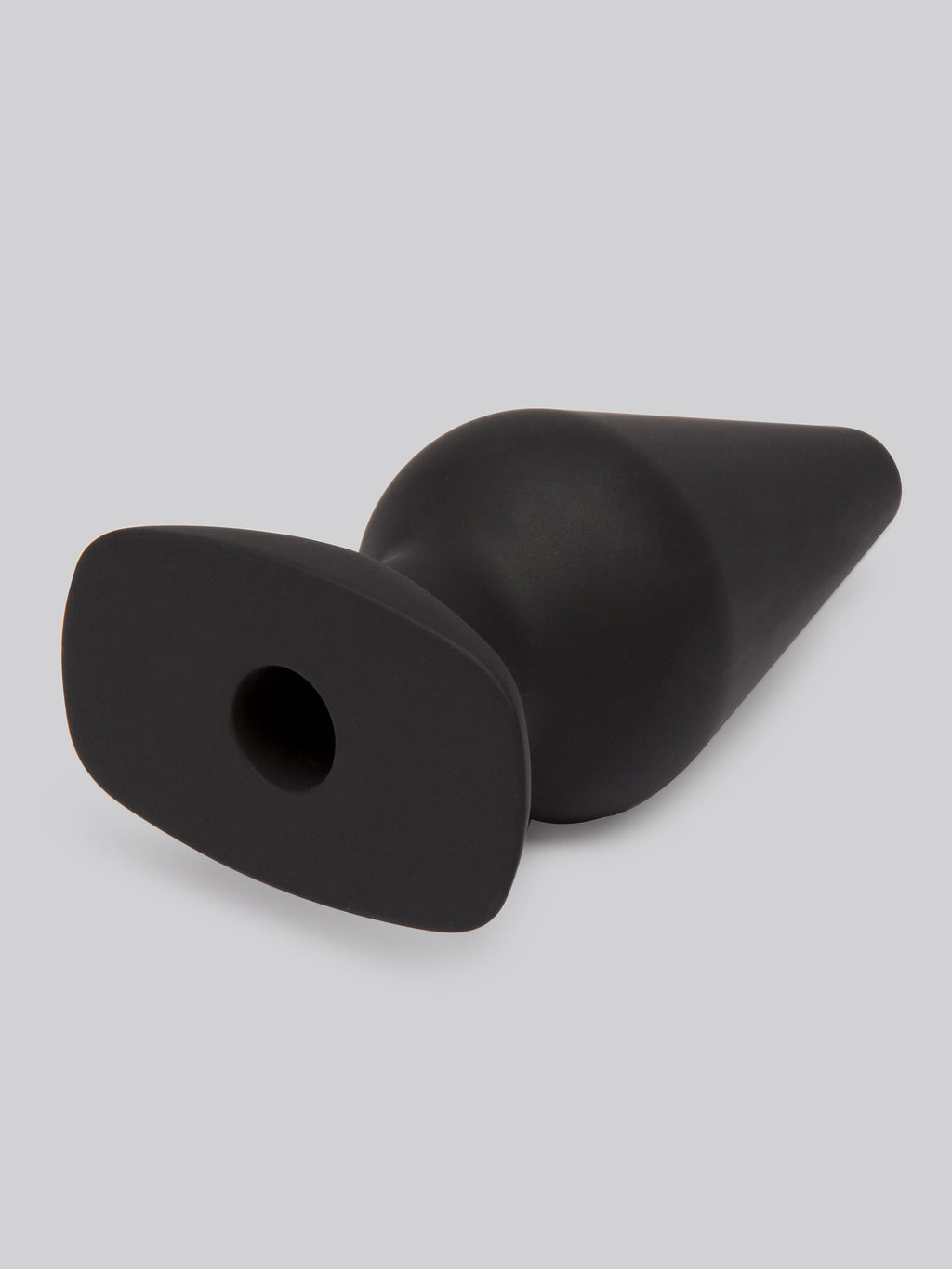 Lovehoney Large Classic Silicone Butt Plug 5.5 Inch, Black