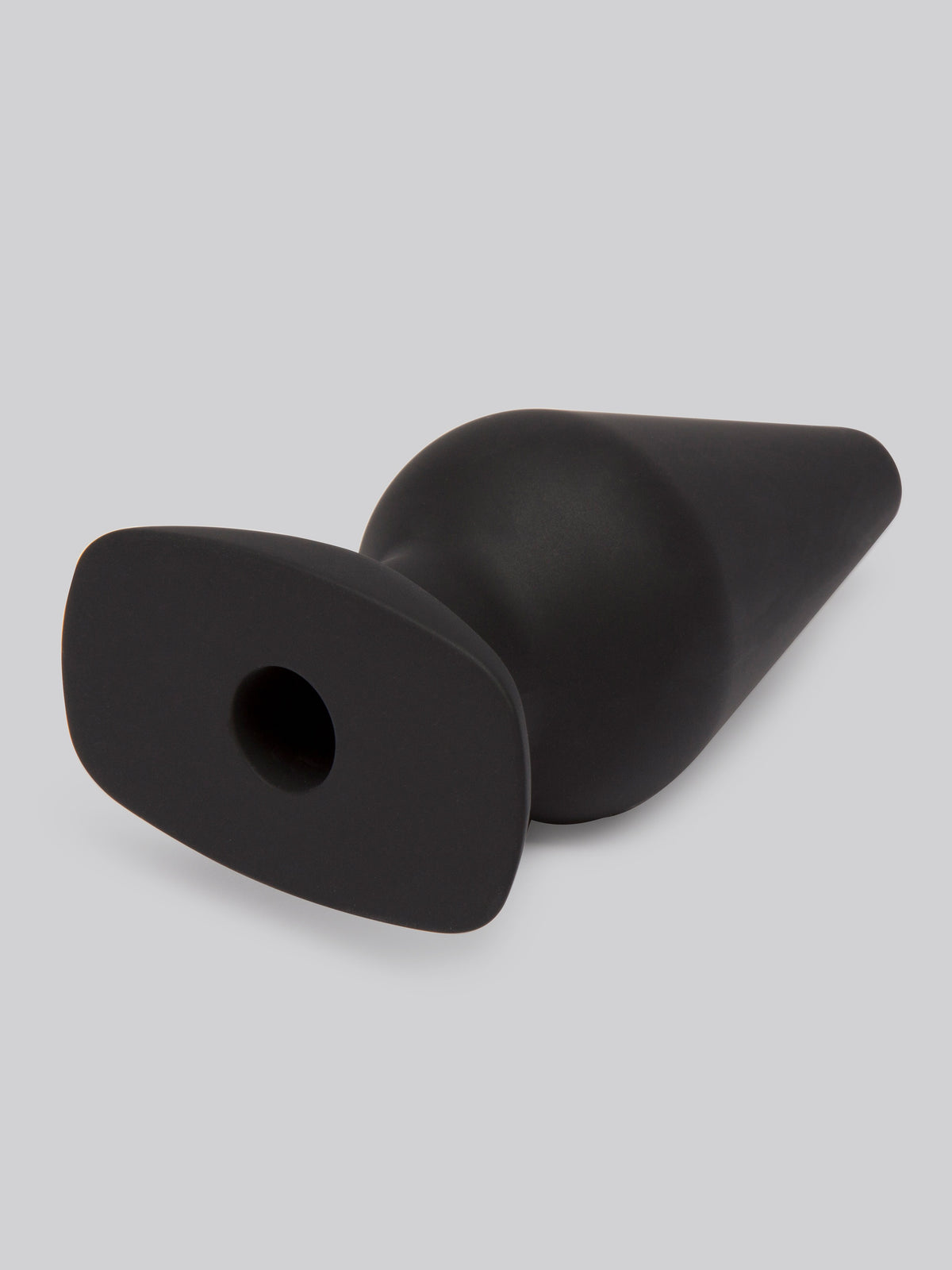 Lovehoney Large Classic Silicone Butt Plug 5.5 Inch, Black