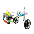 Haodan electronics 2 Wheel Dog Wheelchair Scooter Disabled Auxiliary Hind Limb Exercise Car Pet Adjustable Rehabilitation Wheelchair