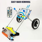 Haodan electronics 2 Wheel Dog Wheelchair Scooter Disabled Auxiliary Hind Limb Exercise Car Pet Adjustable Rehabilitation Wheelchair