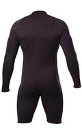 Henderson Mens Thermoprene Long Sleeve Front Zipper 3mm Shorty, Black, Large
