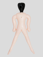 Gladiator Inflatable Male Sex Doll with 7 Inch Realistic Dildo 34.7oz, Flesh Pink