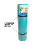 Comfy Floats 12 x 5 Foot No Inflate Dual Layer Tear Resistant High Density Foam Roll Up Water Pad Pool and Lake Float with