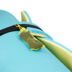 Comfy Floats 12 x 5 Foot No Inflate Dual Layer Tear Resistant High Density Foam Roll Up Water Pad Pool and Lake Float with
