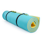 Comfy Floats 12 x 5 Foot No Inflate Dual Layer Tear Resistant High Density Foam Roll Up Water Pad Pool and Lake Float with
