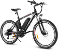 ANCHEER Electric Bike 250W/500W Ebike 26'' Electric Bicycle, 20MPH Adults Electric Mountain Bike with Removable 8/12.5ah Battery, Professional 21 Speed Gears