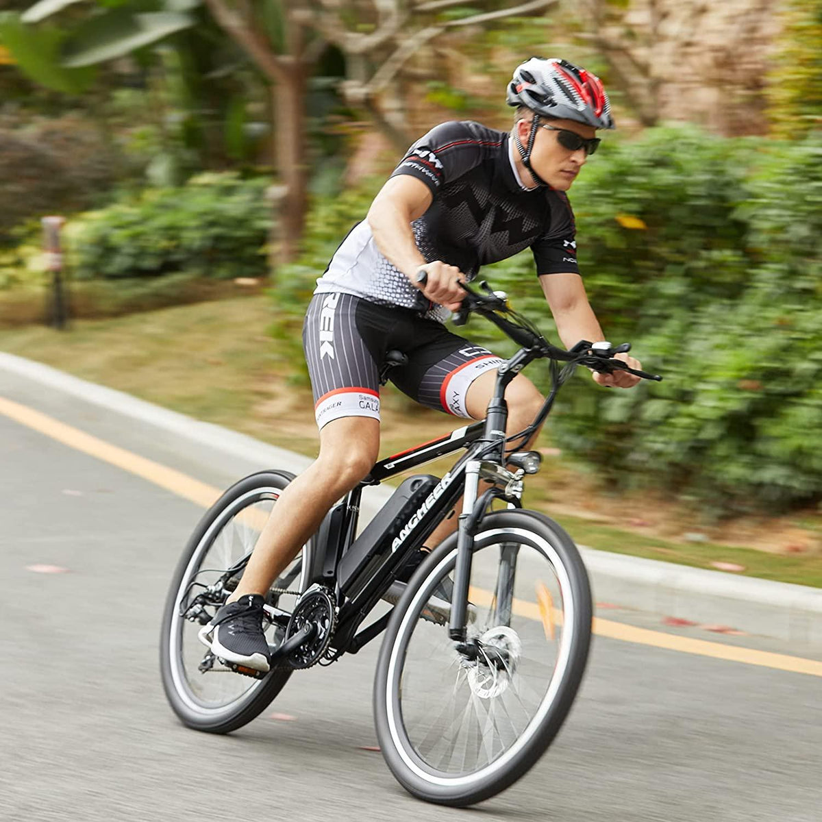 ANCHEER Electric Bike 250W/500W Ebike 26'' Electric Bicycle, 20MPH Adults Electric Mountain Bike with Removable 8/12.5ah Battery, Professional 21 Speed Gears
