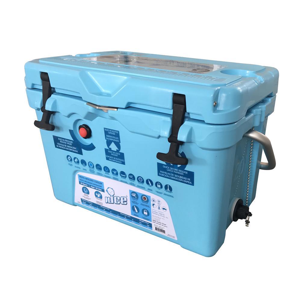 20 qt. Ice Blue Cooler