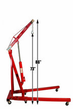 Dragway Tools 2 Ton Folding Hydraulic Engine Hoist Cherry Picker Shop Crane