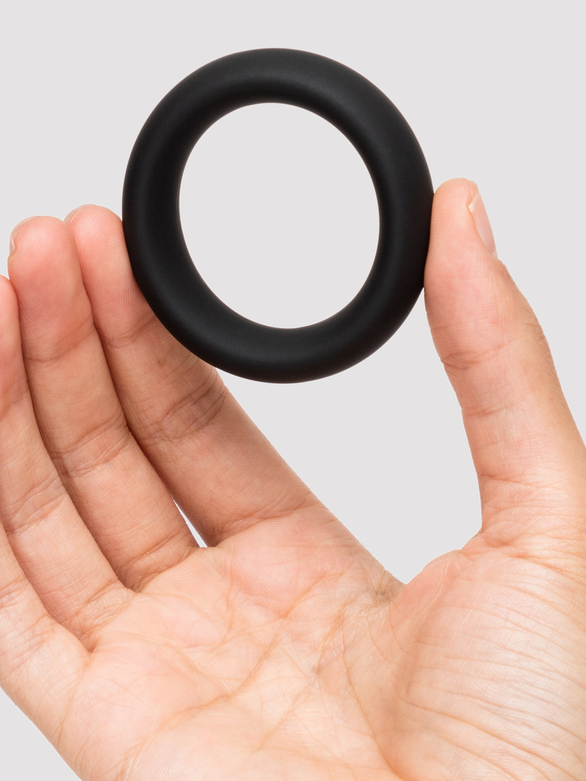 Lovehoney Power Player Silicone Cock Ring, Black