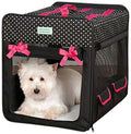 Cruising Companion Polka Dot Collapsible Dog Crate